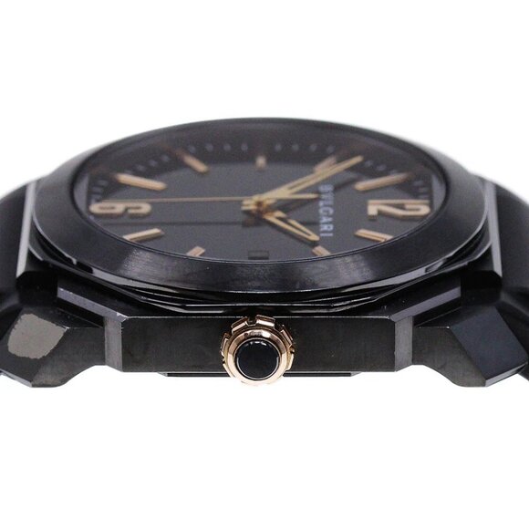 BVLGARI Octo BGO41S Date Black Dial Automatic Men's Watch_827972 - Picture 4 of 7